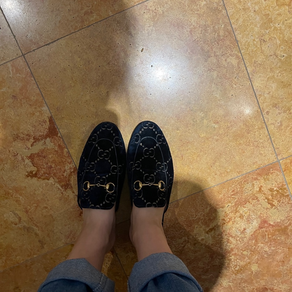 Gucci Mules Velvet 39.5
